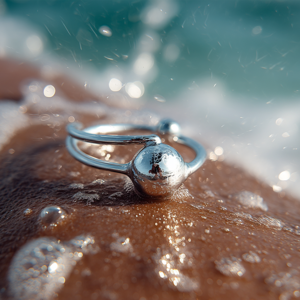 The Silver Globes Ring