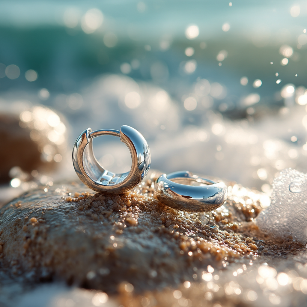 The Velvet Shine Hoop Earrings