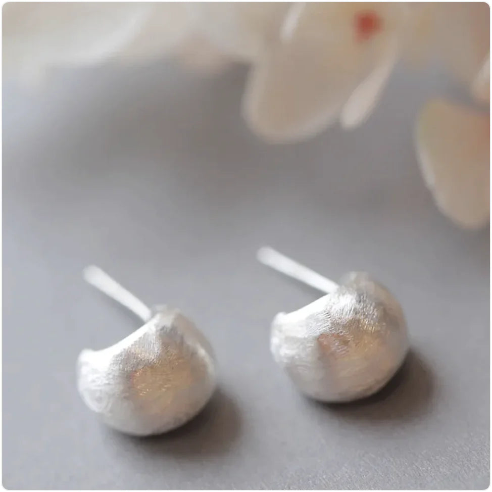 Silver Geometric Earrings