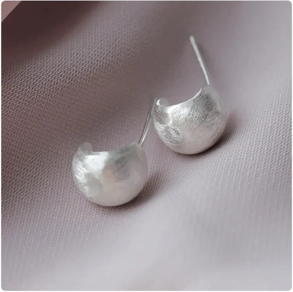 Silver Geometric Earrings